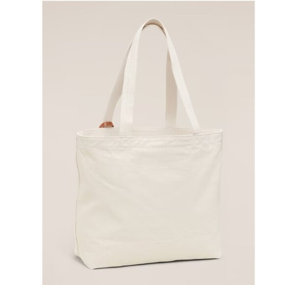 NWT Anna Sui x Old Navy Logo Tote Bag, Howlite - Picture 3 of 5